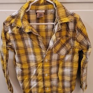 Arizona button-down plaid shirt 5t